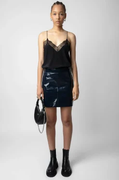 Robes Et Jupes^Zadig & Voltaire Jupe En Vinyle Jinette
