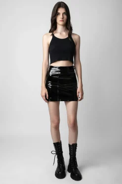 Robes Et Jupes^Zadig & Voltaire Jupe En Vinyle Jinette