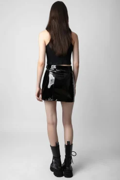 Robes Et Jupes^Zadig & Voltaire Jupe En Vinyle Jinette