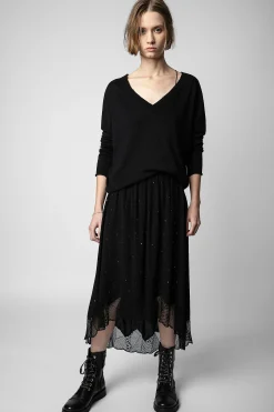 Robes Et Jupes^Zadig & Voltaire Jupe Joslin A Strass