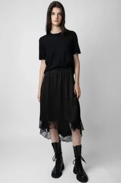 Robes Et Jupes^Zadig & Voltaire Jupe Joslin Jacquard Zv Modele 3D