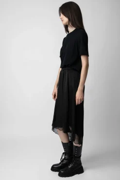 Robes Et Jupes^Zadig & Voltaire Jupe Joslin Jacquard Zv Modele 3D