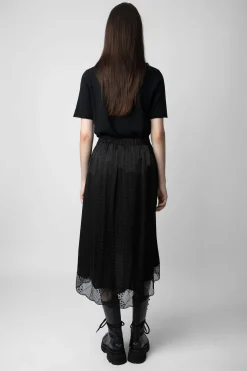 Robes Et Jupes^Zadig & Voltaire Jupe Joslin Jacquard Zv Modele 3D