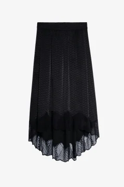 Robes Et Jupes^Zadig & Voltaire Jupe Joslin Jacquard Zv Modele 3D