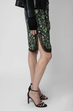 Robes Et Jupes^Zadig & Voltaire Jupe Jozy En Soie