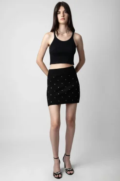 Robes Et Jupes^Zadig & Voltaire Jupe Mitty A Strass