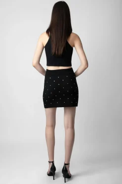 Robes Et Jupes^Zadig & Voltaire Jupe Mitty A Strass