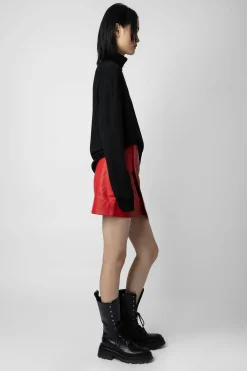 Robes Et Jupes^Zadig & Voltaire Jupe Motard En Cuir Junko