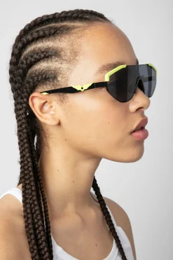 Des Lunettes De Soleil^Zadig & Voltaire Lunettes De Soleil De Defile De Mode Zv23H9