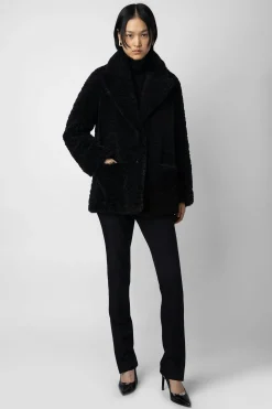 Manteaux Et Vestes^Zadig & Voltaire Manteau Doux Boucle Fleur