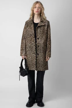Manteaux Et Vestes^Zadig & Voltaire Manteau En Cuir A Imprime Leopard Monacoz