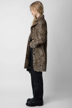 Manteaux Et Vestes^Zadig & Voltaire Manteau En Cuir A Imprime Leopard Monacoz