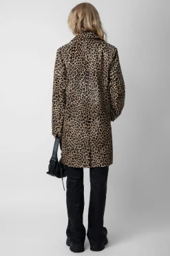 Manteaux Et Vestes^Zadig & Voltaire Manteau En Cuir A Imprime Leopard Monacoz