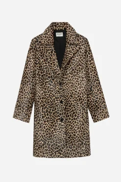 Manteaux Et Vestes^Zadig & Voltaire Manteau En Cuir A Imprime Leopard Monacoz