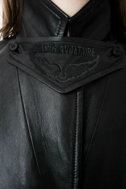 Unisexe^Zadig & Voltaire Manteau En Cuir Macari