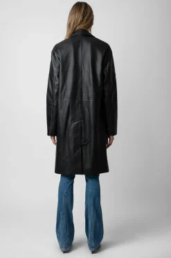 Unisexe^Zadig & Voltaire Manteau En Cuir Macari