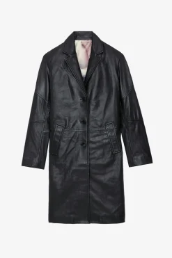 Unisexe^Zadig & Voltaire Manteau En Cuir Macari