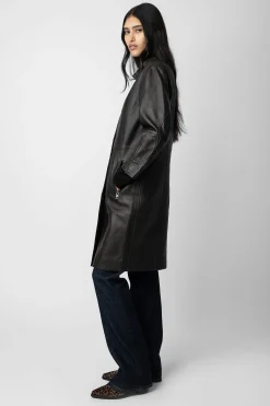 Manteaux Et Vestes^Zadig & Voltaire Manteau En Cuir Mira