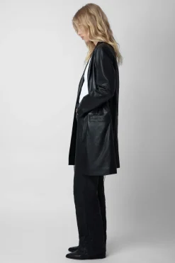 Manteaux Et Vestes^Zadig & Voltaire Manteau En Cuir Monarque