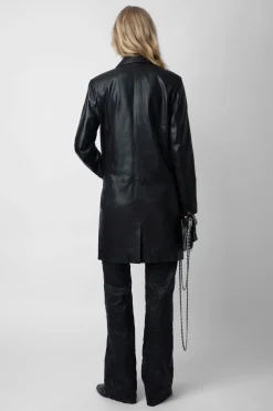 Manteaux Et Vestes^Zadig & Voltaire Manteau En Cuir Monarque