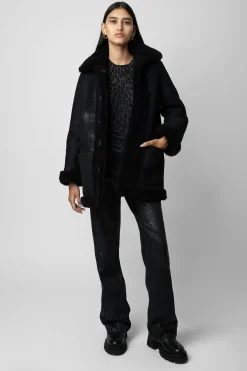 Manteaux Et Vestes^Zadig & Voltaire Manteau En Peau De Mouton Magdas En Cuir