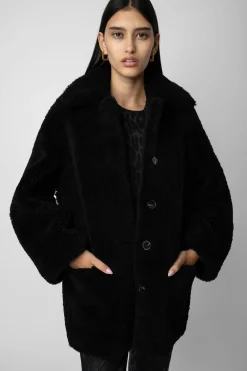 Manteaux Et Vestes^Zadig & Voltaire Manteau En Peau De Mouton Magdas En Cuir