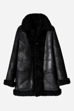 Manteaux Et Vestes^Zadig & Voltaire Manteau En Peau De Mouton Magdas En Cuir