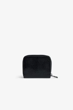Portefeuilles Et Porte-Monnaie^Zadig & Voltaire Mini Porte-Monnaie Zv En Relief Sauvage Brillant
