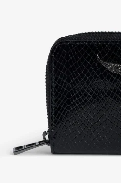 Portefeuilles Et Porte-Monnaie^Zadig & Voltaire Mini Porte-Monnaie Zv En Relief Sauvage Brillant