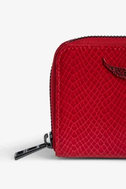 Portefeuilles Et Porte-Monnaie^Zadig & Voltaire Mini Porte-Monnaie Zv En Relief Sauvage Brillant