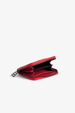 Portefeuilles Et Porte-Monnaie^Zadig & Voltaire Mini Porte-Monnaie Zv En Relief Sauvage Brillant