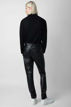 Pantalons Et Shorts^Zadig & Voltaire Pantalon En Cuir David En Cuir