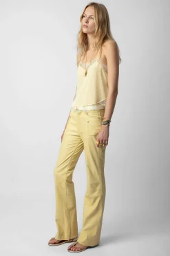 Pantalons Et Shorts^Zadig & Voltaire Pantalon En Cuir Elvir
