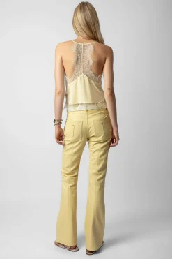 Pantalons Et Shorts^Zadig & Voltaire Pantalon En Cuir Elvir