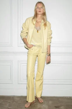 Pantalons Et Shorts^Zadig & Voltaire Pantalon En Cuir Elvir