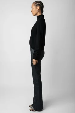 Pantalons Et Shorts^Zadig & Voltaire Pantalon En Cuir Froisse Pauline