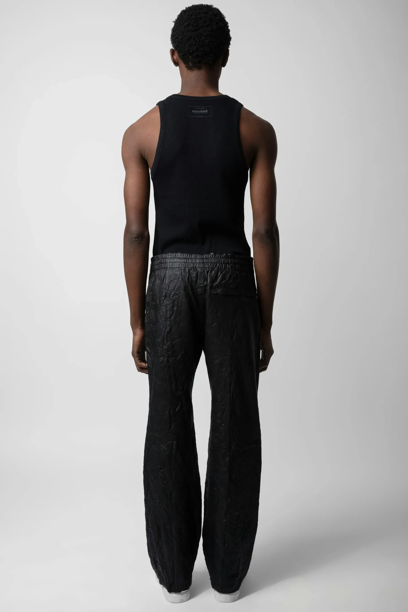 Pantalons Et Shorts^Zadig & Voltaire Pantalon En Cuir Froisse Pacha
