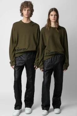 Pantalons Et Shorts^Zadig & Voltaire Pantalon En Cuir Froisse Pacha