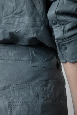 Pantalons Et Shorts^Zadig & Voltaire Pantalon En Cuir Froisse Pistol