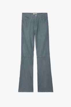 Pantalons Et Shorts^Zadig & Voltaire Pantalon En Cuir Froisse Pistol