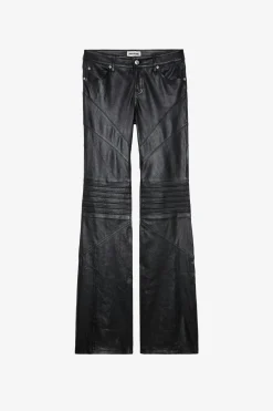 Pantalons Et Shorts^Zadig & Voltaire Pantalon En Cuir Paulin