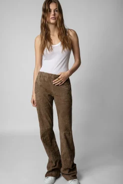 Pantalons Et Shorts^Zadig & Voltaire Pantalon En Daim Froisse Parfait