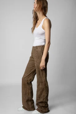 Pantalons Et Shorts^Zadig & Voltaire Pantalon En Daim Froisse Parfait