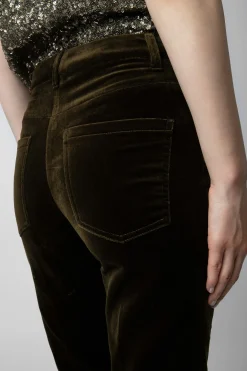 Costumes^Zadig & Voltaire Pantalon En Velours Pistolet