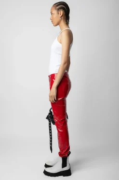 Pantalons Et Shorts^Zadig & Voltaire Pantalon En Vinyle Peko