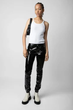 Pantalons Et Shorts^Zadig & Voltaire Pantalon En Vinyle Peko