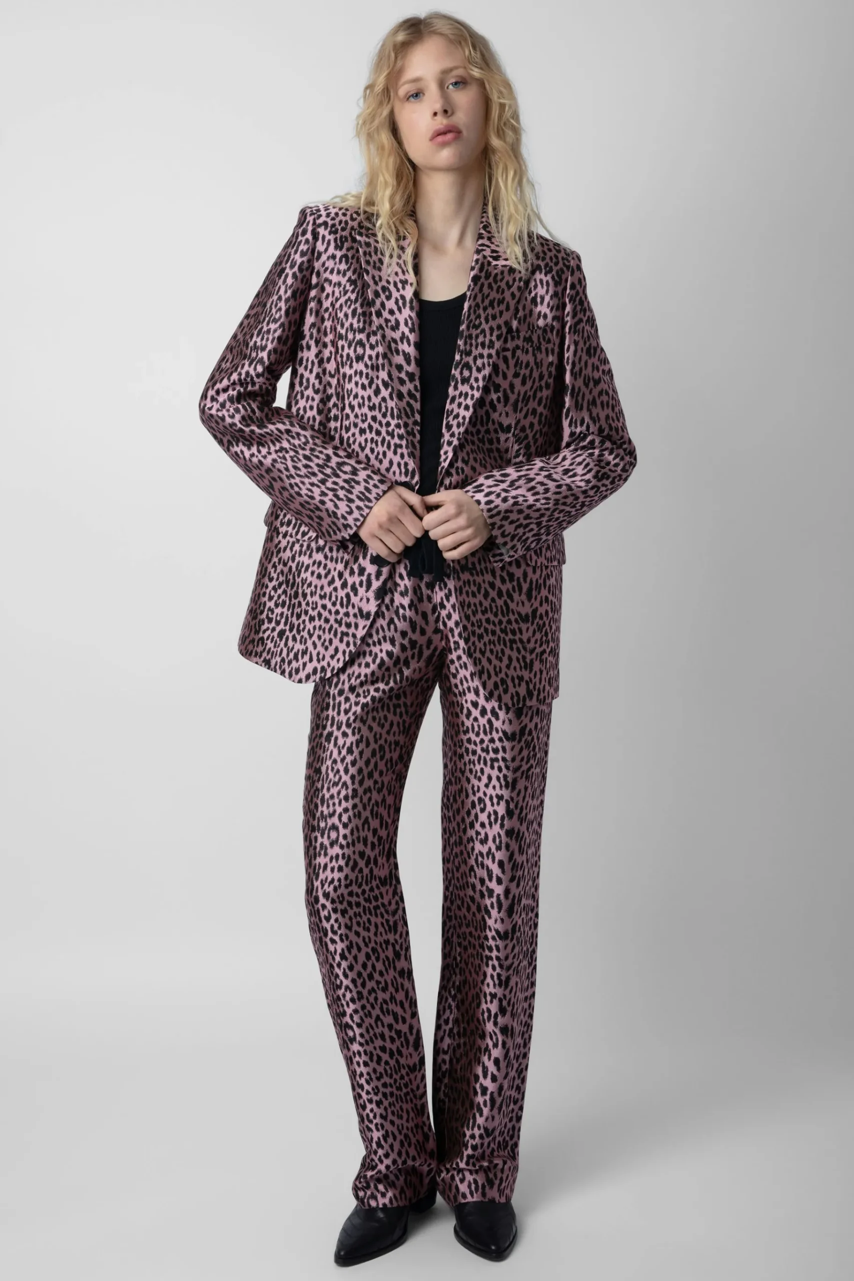 Costumes^Zadig & Voltaire Pantalon Jacquard Leopard Pomy