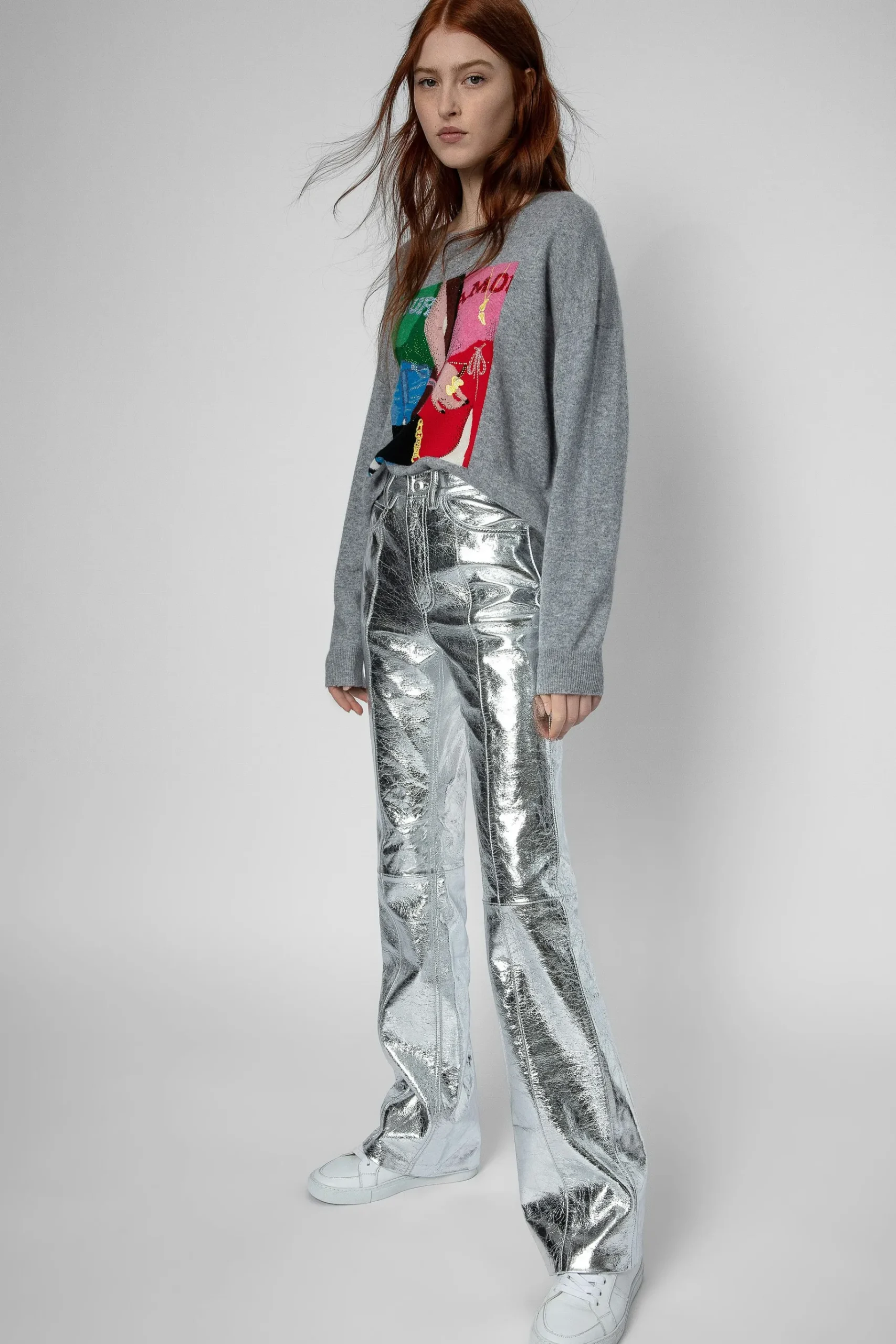 Pantalons Et Shorts^Zadig & Voltaire Pantalon Poete En Cuir