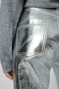 Pantalons Et Shorts^Zadig & Voltaire Pantalon Poete En Cuir