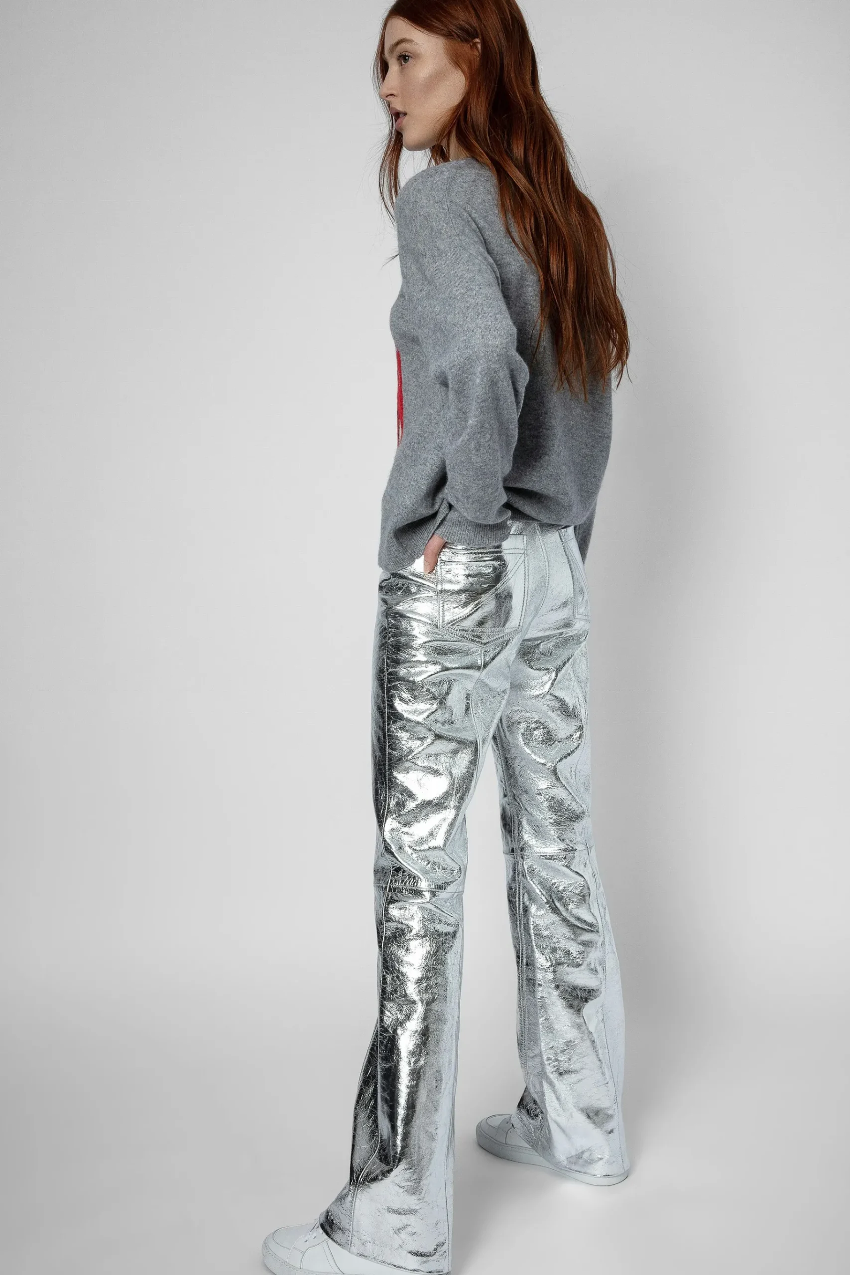 Pantalons Et Shorts^Zadig & Voltaire Pantalon Poete En Cuir